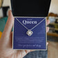 “To My Queen” Love Knot Necklace