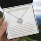 “My Mother” Love Knot Necklace