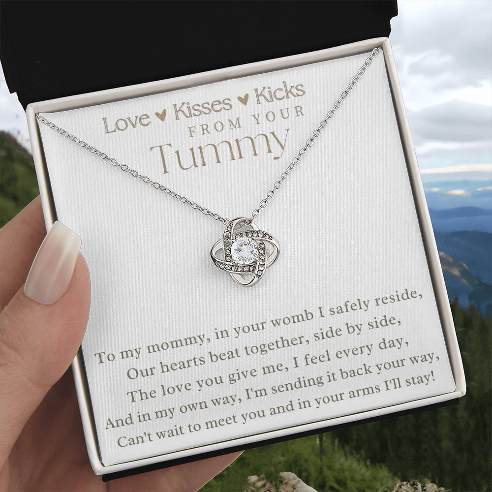 “To My Mummy” Love Knot Necklace