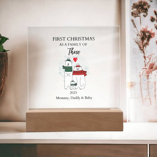 Baby's First Christmas: Acrylic Keepsake Celebration