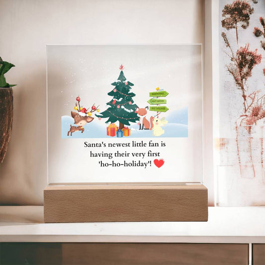 Baby's First Christmas: Acrylic Holiday Memory