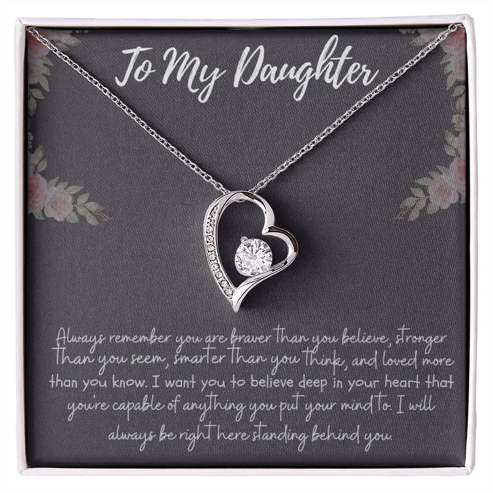 “To My Daughter” Forever Necklace