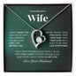 To My Beautiful Wife/ Forever Love Necklace EmrDD