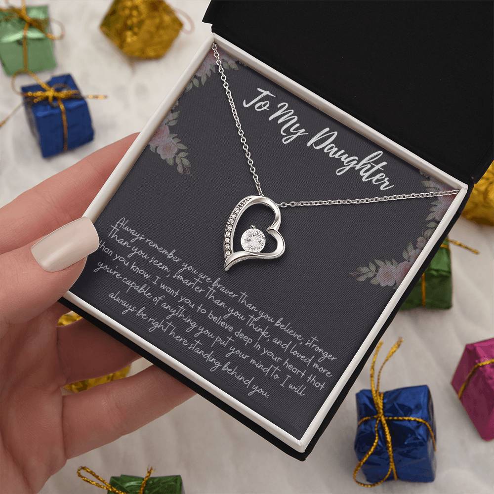 “To My Daughter” Forever Necklace