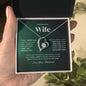 To My Beautiful Wife/ Forever Love Necklace EmrDD