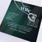 To My Beautiful Wife/ Forever Love Necklace EmrDD