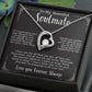 “To My Beautiful Soulmate” Forever Love Necklace