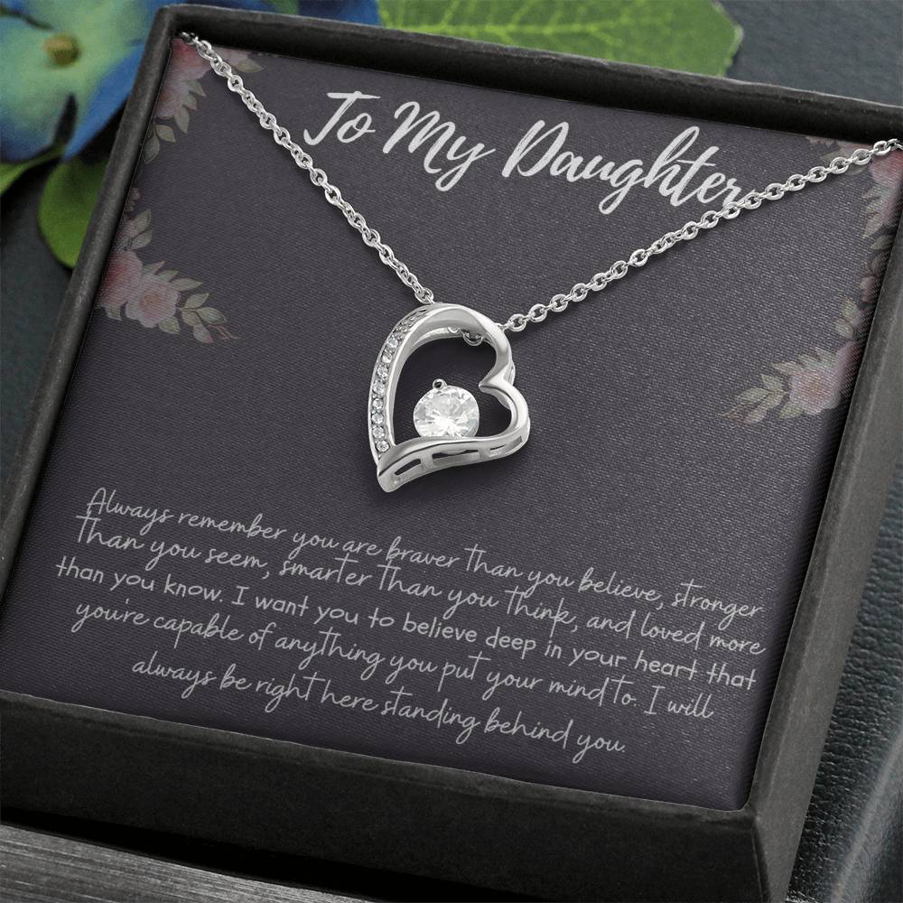 “To My Daughter” Forever Necklace