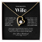 To My Beautiful Wife/ Forever Love Necklace BWDD