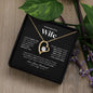 To My Beautiful Wife/ Forever Love Necklace BWDD