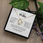 To My Beautiful Wife – Romantic Forever Love Necklace