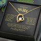 To My Beautiful Wife/ Forever Love Necklace BGDD