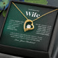 To My Beautiful Wife/ Forever Love Necklace EmrDD